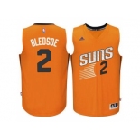 Men's Phoenix Suns #2 Eric Bledsoe adidas Orange Swingman climacool Jersey