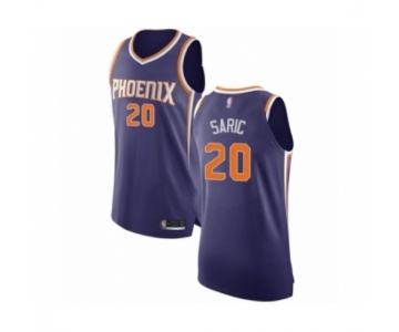 Men's Phoenix Suns #20 Dario Saric Authentic Purple Basketball Jersey - Icon Edition