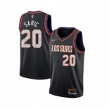 Men's Phoenix Suns #20 Dario Saric Swingman Black Basketball Jersey 2019-20 City Edition