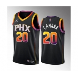 Men's Phoenix Suns #20 Toumani Camara Black 2023 Draft Statement Edition Stitched Basketball Jersey