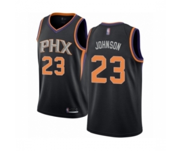 Men's Phoenix Suns #23 Cameron Johnson Authentic Black Basketball Jersey Statement Edition