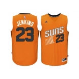 Men's Phoenix Suns #23 John Jenkins adidas Orange Swingman Alternate Jersey