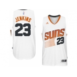 Men's Phoenix Suns #23 John Jenkins adidas White Swingman Home Jersey