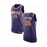 Men's Phoenix Suns #26 Ray Spalding Authentic Purple Basketball Jersey - Icon Edition