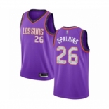 Men's Phoenix Suns #26 Ray Spalding Authentic Purple Basketball Jersey 2018 -19 City Edition