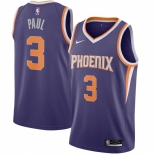 Men's Phoenix Suns #3 Chris Paul Nike Purple 2020-21 Swingman Jersey