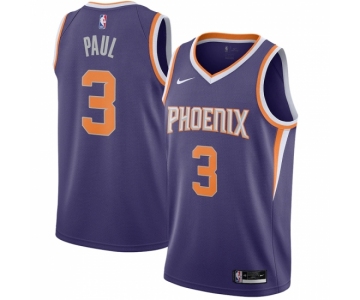 Men's Phoenix Suns #3 Chris Paul Nike Purple 2020-21 Swingman Jersey