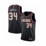 Men's Phoenix Suns #34 Charles Barkley Swingman Black Basketball Jersey 2019-20 City Edition