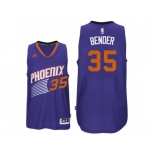 Men's Phoenix Suns #35 Dragan Bender Road Purple Swingman Jersey