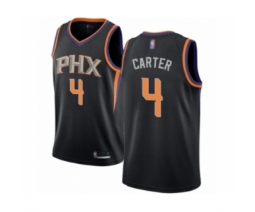 Men's Phoenix Suns #4 Jevon Carter Authentic Black Basketball Jersey Statement Edition