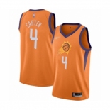 Men's Phoenix Suns #4 Jevon Carter Authentic Orange Finished Basketball Jersey - Statement Edition