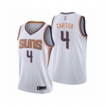 Men's Phoenix Suns #4 Jevon Carter Authentic White Basketball Jersey - Association Edition