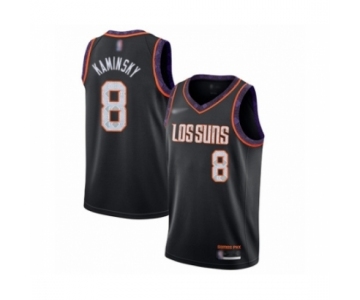 Men's Phoenix Suns #8 Frank Kaminsky Swingman Black Basketball Jersey 2019-20 City Edition