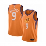 Men's Phoenix Suns #9 Dan Majerle Authentic Orange Finished Basketball Jersey - Statement Edition