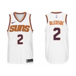 Nike NBA Phoenix Suns #2 Eric Bledsoe Jersey 2017-18 New Season White Jersey