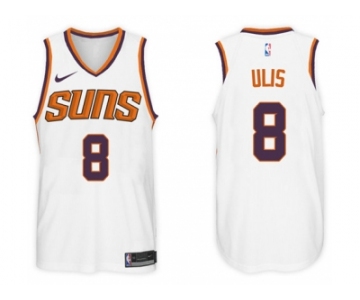 Nike NBA Phoenix Suns #8 Tyler Ulis Jersey 2017-18 New Season White Jersey