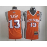 nba phoenix suns #13 nash orange(latin nights)