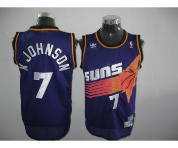 nba phoenix suns #7 k johnson blue