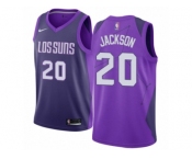 Women Nike Phoenix Suns #20 Josh Jackson Swingman Purple NBA Jersey - City Edition