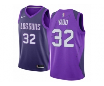 Women Nike Phoenix Suns #32 Jason Kidd Swingman Purple NBA Jersey - City Edition