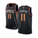 Women's Nike Phoenix Suns #11 Jamal Crawford Authentic Black NBA Jersey Statement Edition