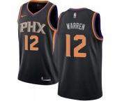 Women's Nike Phoenix Suns #12 T.J. Warren Authentic Black Alternate NBA Jersey Statement Edition