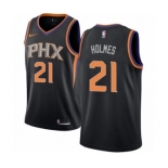 Women's Nike Phoenix Suns #21 Richaun Holmes Authentic Black NBA Jersey Statement Edition