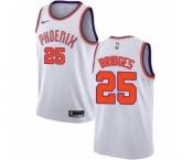 Women's Nike Phoenix Suns #25 Mikal Bridges Authentic White NBA Jersey - Association Edition