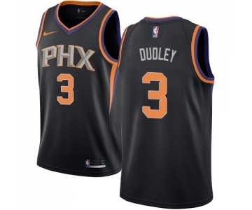 Women's Nike Phoenix Suns #3 Jared Dudley Authentic Black Alternate NBA Jersey Statement Edition