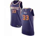 Women's Nike Phoenix Suns #33 Grant Hill Authentic Purple Road NBA Jersey - Icon Edition