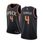 Women's Nike Phoenix Suns #4 Tyson Chandler Swingman Black Alternate NBA Jersey Statement Edition