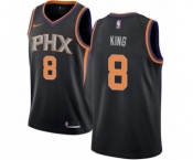 Women's Nike Phoenix Suns #8 George King Authentic Black NBA Jersey Statement Edition