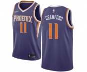 Youth Nike Phoenix Suns #11 Jamal Crawford Swingman Purple NBA Jersey - Icon Edition