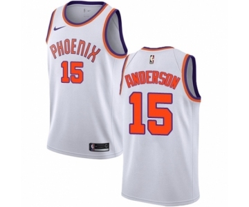 Youth Nike Phoenix Suns #15 Ryan Anderson Swingman White NBA Jersey - Association Edition