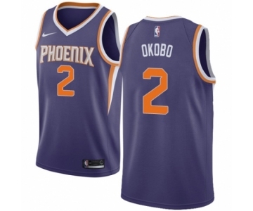 Youth Nike Phoenix Suns #2 Elie Okobo Swingman Purple NBA Jersey - Icon Edition