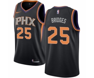 Youth Nike Phoenix Suns #25 Mikal Bridges Swingman Black NBA Jersey Statement Edition