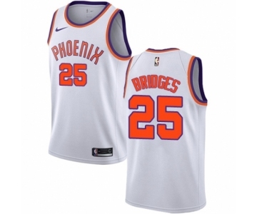 Youth Nike Phoenix Suns #25 Mikal Bridges Swingman White NBA Jersey - Association Edition