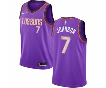 Youth Nike Phoenix Suns #7 Kevin Johnson Swingman Purple NBA Jersey - 2018-19 City Edition