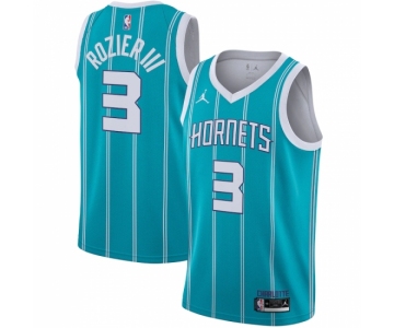 Men's Charlotte Hornets #3 Terry Rozier III Jordan Brand Teal 2020-21 Swingman Jersey