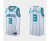 Men's Charlotte Hornets #3 Terry Rozier III White Stitched NBA Jersey