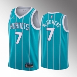 Men's Charlotte Hornets #7 Bryce McGowens 2022 Draft Stitched Basketball Jersey