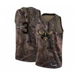 Men's Nike Charlotte Hornets #3 Jeremy Lamb Swingman Camo Realtree Collection NBA Jersey