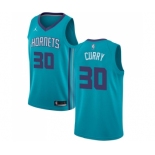 Men's Nike Jordan Charlotte Hornets #30 Dell Curry Swingman Teal NBA Jersey - Icon Edition