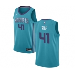 Men's Nike Jordan Charlotte Hornets #41 Glen Rice Swingman Teal NBA Jersey - Icon Edition