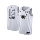 Nike Charlotte Hornets #15 Kemba Walker White NBA Jordan Swingman 2018 All-Star Game Jersey