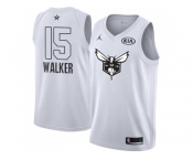 Nike Charlotte Hornets #15 Kemba Walker White NBA Jordan Swingman 2018 All-Star Game Jersey