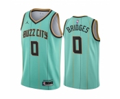 Nike Hornets #0 Miles Bridges Mint Green NBA Swingman 2020-21 City Edition Jersey