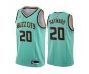 Nike Hornets #20 Gordon Hayward Mint Green NBA Swingman 2020-21 City Edition Jersey