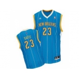 nba new orleans hornets #23 anthony davis blue(stripe)