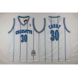 nba new orleans hornets #30 curry white(stripe)[curry]